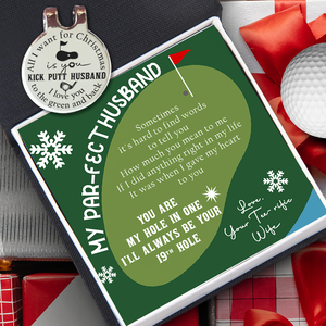 Golf Marker - Golf - To My Par-fect Husband - All I Want For Christmas Is You - Ukgata14010