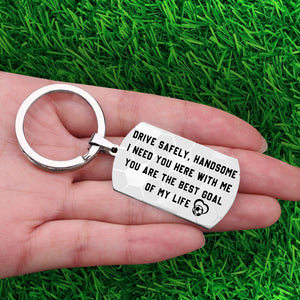 Dog Tag Keychain - Football - To My Man - I Need You Here With Me - Ukgkn26001