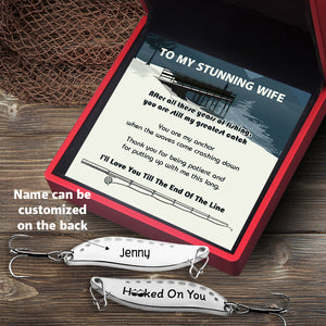 Personalised Fishing Spoon Lure - Fishing - To My Wife - You Are Still My Greatest Catch - Ukgfaa15001