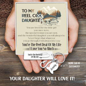 Personalised Fishing Hook Keychain - Fishing - To My Daughter - I Love You So Much - Ukgku17002