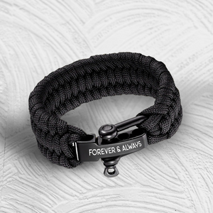 Paracord Rope Bracelet - Camping - To My Camping Queen - I Love You Through And Through - Ukgbxa13001