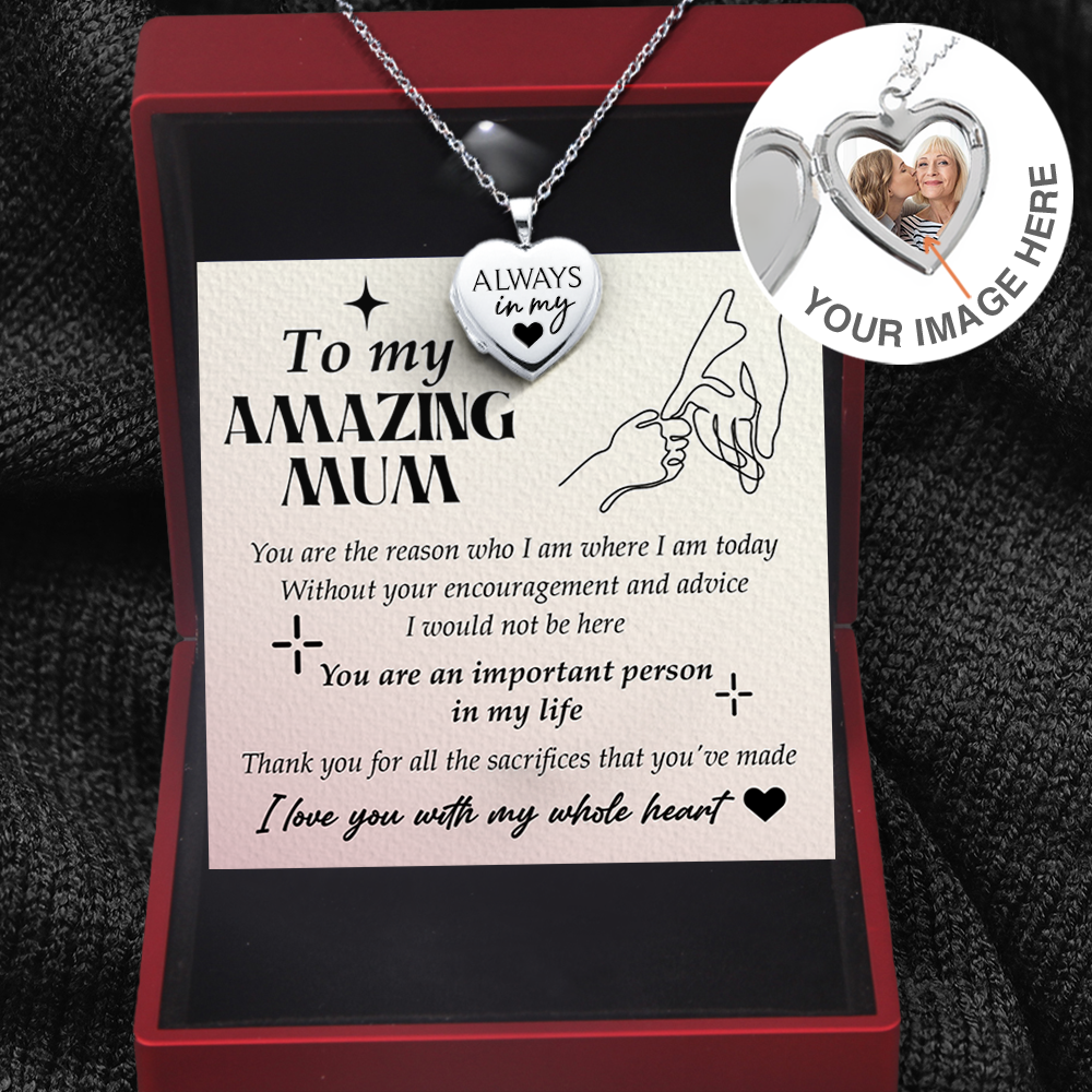 To My Mom Heart Pendant Necklace Gift for Mom Christmas Gifts | Wish