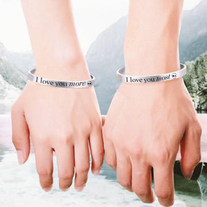 Couple Bracelets - Skull & Tattoo - To My Soulmate - I Will Love You Forever & Always - Ukgbt13009