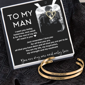 Couple Bracelets - Family - To My Man - All I Want Is You - Ukgbt26012