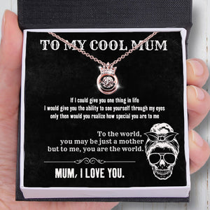 Crown Necklace - Skull - To My Cool Mum - You Are The World - Ukgnzq19003