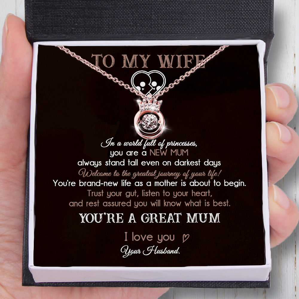Personalised New Mum Pendant. Baby Feet Charm Necklace - Louy Magroos