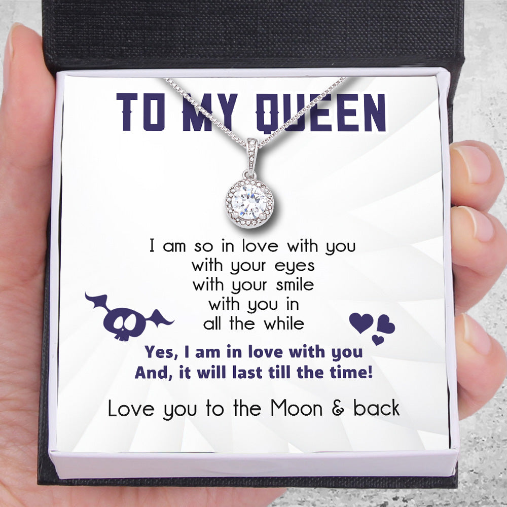 Eternal Hope Necklace - Skull - To My Queen - I Am In Love With You - Ukssn13001