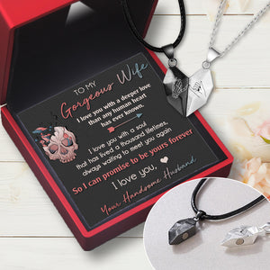 Magnetic Love Necklaces - Skull - To My Wife - I Love You - Ukgnni15001