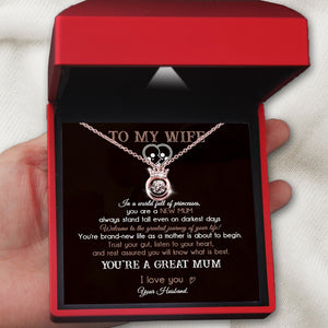 Crown Necklace - Skull - To A New Mum - You Are A Great Mum - Ukgnzq15005