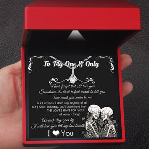 Alluring Beauty Necklace - Skull - To My One And Only - The Love I Have For You - Ukgnga13006