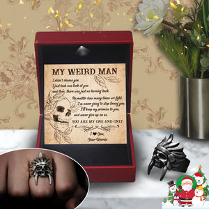 Tribal Chief Ring - Skull & Tattoo - My Weird Man - You Are My One And Only - Ukgrlm26004