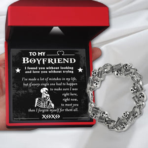 Skull Chain - Skull - To My Boyfriend - I Found You Without Looking And Love You Without Trying - Ukgbzt12001