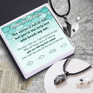 Magnetic Love Necklaces - Fishing - To My Wife - You Are Still My Best Catch - Ukgnni15002