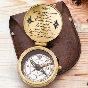 Engraved Compass - Family - To Dad - You Are My True North - Ukgpb18022