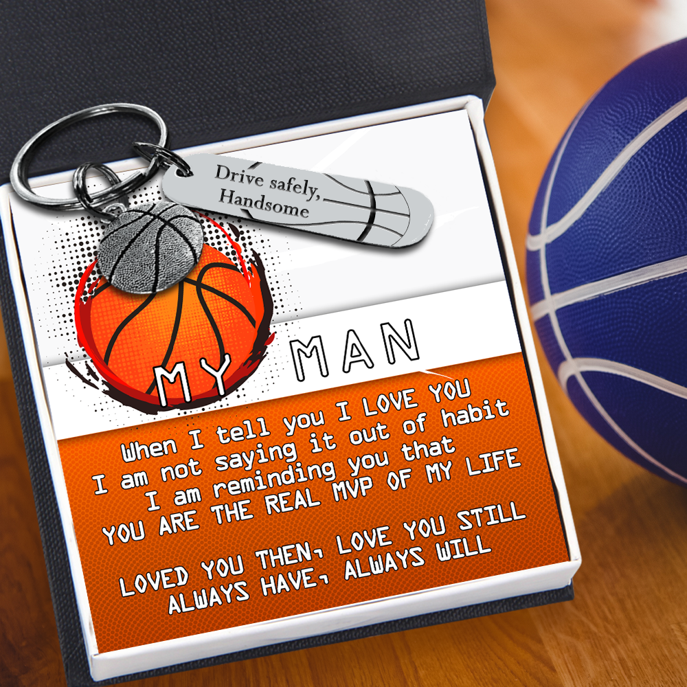 Basketball coach sale keychain