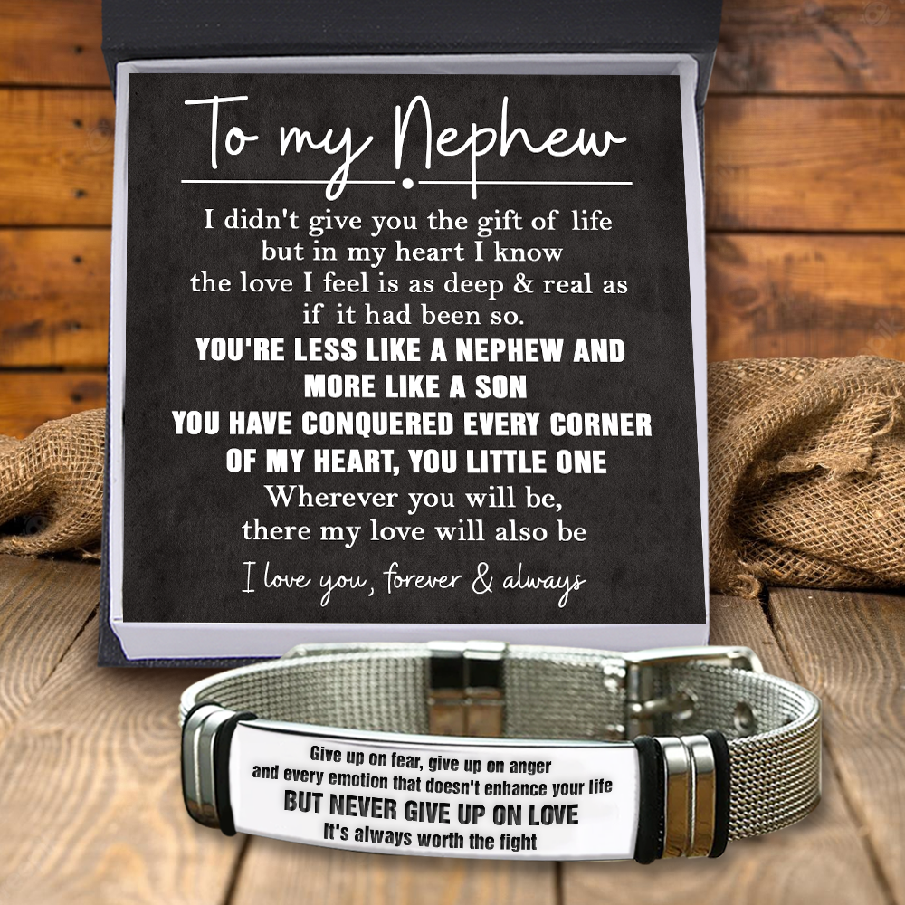 Fashion Bracelet - Family - To My Nephew - Wherever You Will Be, There My Love Will Also Be - Ukgbe27006