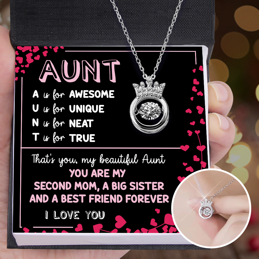 Crown Necklace - Family - To My Aunt - Best Friend Forever - Ukgnzq30002