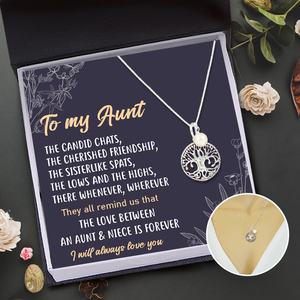 Yggdrasil Necklace - Family - To My Aunt - I Will Always Love You - Ukgnzp30005