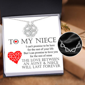 Lucky Necklace - Family - To My Niece - I Can Promise To Love You For The Rest Of Mine - Ukgnng28004