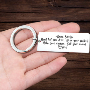 Engraved Keychain - Family - To My Child - Drive Safely - Ukgkc16001