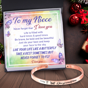 Niece Bracelet - Family - To My Niece - Never Forget That I Love you - Ukgbzf28004