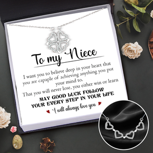 Lucky Necklace - Family - To My Niece - I Will Always Love You - Ukgnng28003