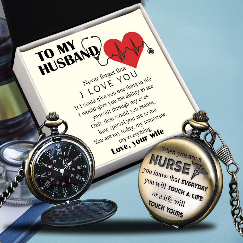 To my husband pocket on sale watch