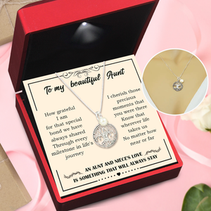 Yggdrasil Necklace - Family - To My Aunt - I Cherish Those Precious Moments That You Were There - Ukgnzp30007