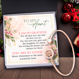 Yggdrasil Bracelet - Family - To My Aunt - You Are So Loved - Ukgbbd30004