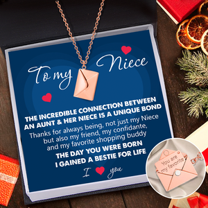 Love Letter Necklace - Family - To My Niece - I Love You - Ukgnny28001