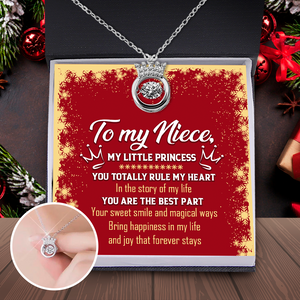 Crown Necklace - Family - To My Niece - You Are The Best Part - Ukgnzq28005