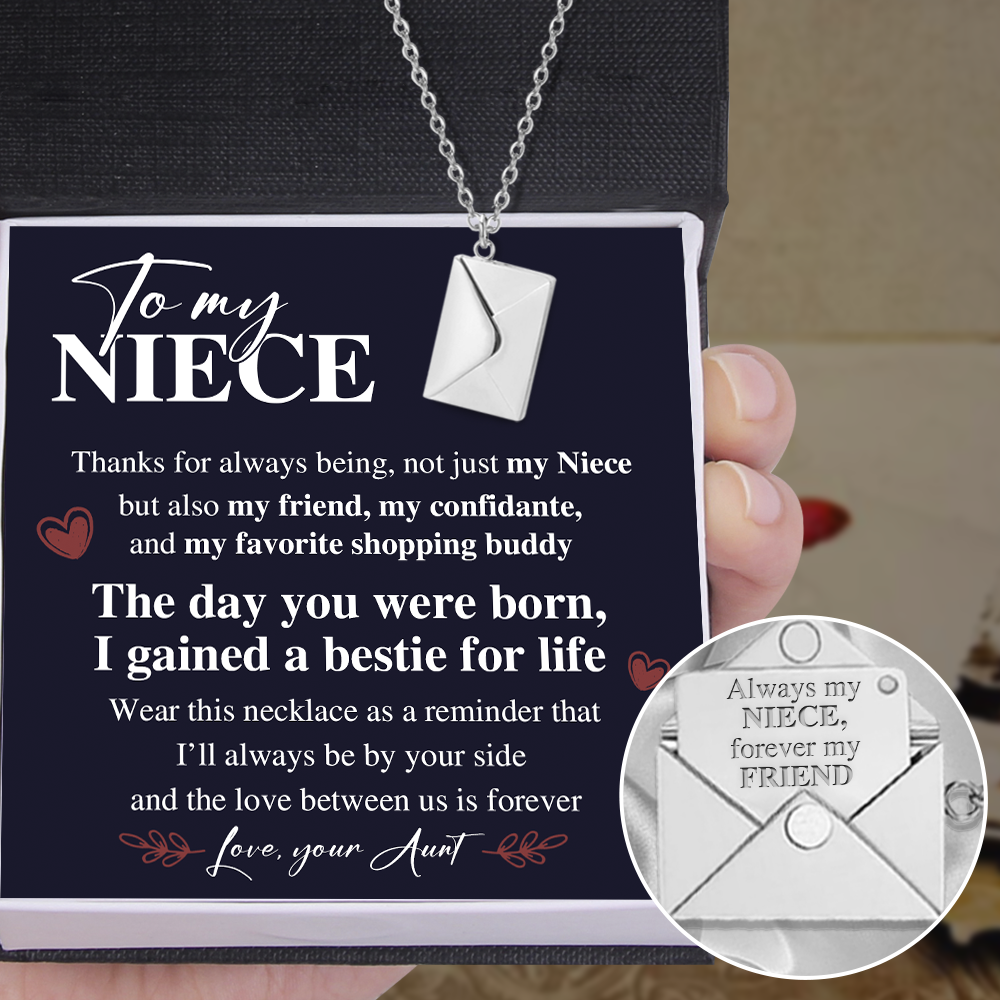 Love Letter Necklace - Family - To My Niece - The Love Between Us Is Forever - Ukgnny28005