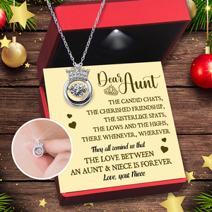 Crown Necklace - Family - To My Aunt - The Love Between An Aunt And Niece Is Forever - Ukgnzq30003