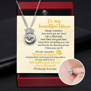 Crown Necklace - Family - To My Niece - Always Remember, You're A Queen - Ukgnzq28001