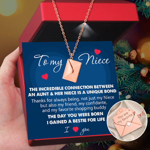 Love Letter Necklace - Family - To My Niece - I Love You - Ukgnny28001