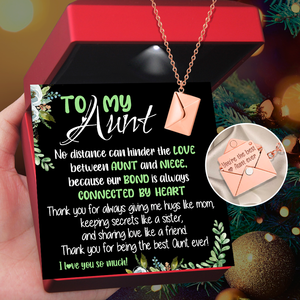 Love Letter Necklace - Family - To My Aunt - I Love You So Much - Ukgnny30004