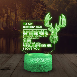 3D Led Light - Hunting - To My Dad - You Will Always Be My Hero - Ukglca18009