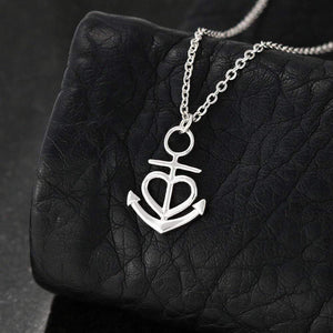 Anchor Necklace - Skull - To My Girlfriend - I Love You - Uksnc13002