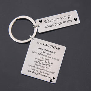Calendar Keychain - Family - To My Daughter - Never Forget That I Love You - Ukgkr17001 - Love My Soulmate