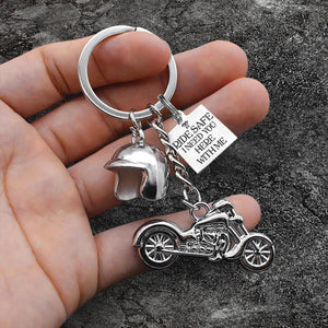 Classic Bike Keychain - To My Daddy - Ride Safe I Need You Here With Me - Ukgkt18001 - Love My Soulmate