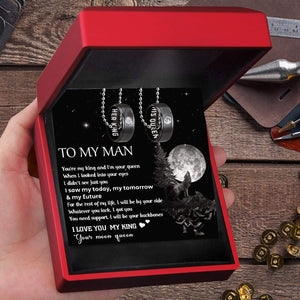 Couple Pendant Necklaces - To My Man - I Will Be By Your Side - Ukgnw26002 - Love My Soulmate