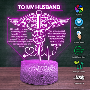 3D Led Light - Nurse - To My Husband - How Special You Are To Me - Ukglca14003