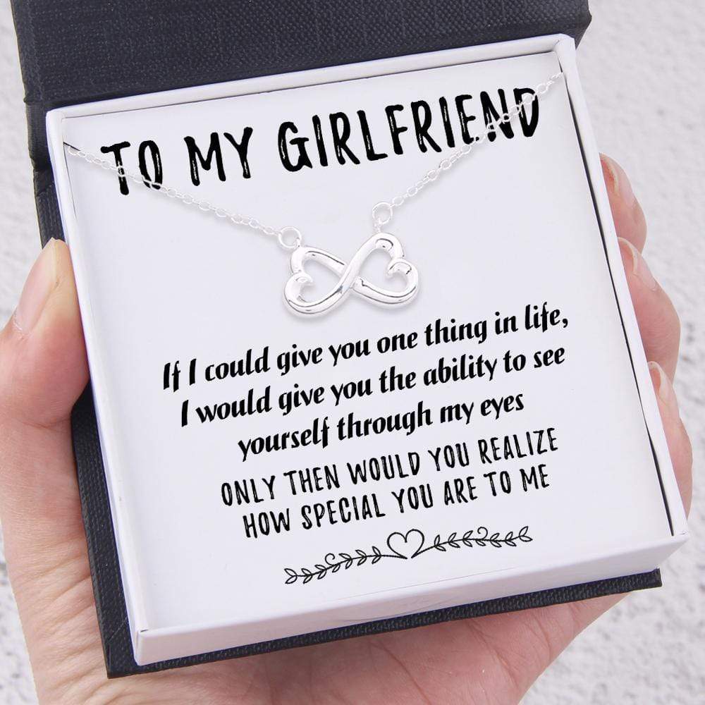 Infinity Heart Necklace - To My Girlfriend - How Special You Are To Me - Ukgna13001 - Love My Soulmate