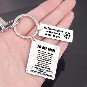 Calendar Keychain - Football - To My Man - Love You To The Field And Back - Ukgkr26008