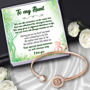 Yggdrasil Bracelet - Family - To My Aunt - That Special Bond Between Us Will Always Stay - Ukgbbd30003