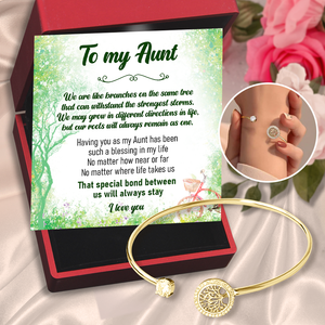 Yggdrasil Bracelet - Family - To My Aunt - That Special Bond Between Us Will Always Stay - Ukgbbd30003