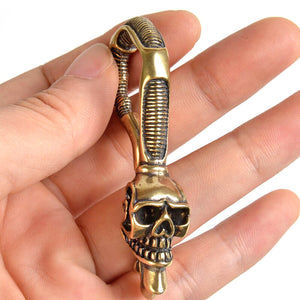 Skull Keychain Holder - Skull - To My Son - I Love You - Ukgkci16005