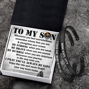 Biker Bracelets - Biker - My Son - I Pray You'll Always Be Safe - Ukgbt16004