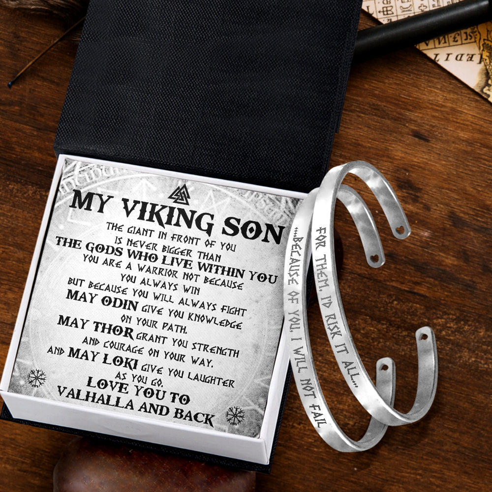 Mom & Son Bracelets - Viking - My Viking Son - Love You To Valhalla And Back - Ukgbt16003