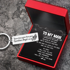 Engraved Keychain - Family - To My Man - I Love You - Ukgkc26019